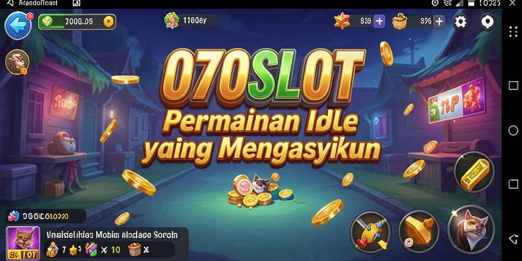 Screenshot gameplay <strong>070SLOT</strong> menunjukkan keseruan bermain Idle yang memikat.