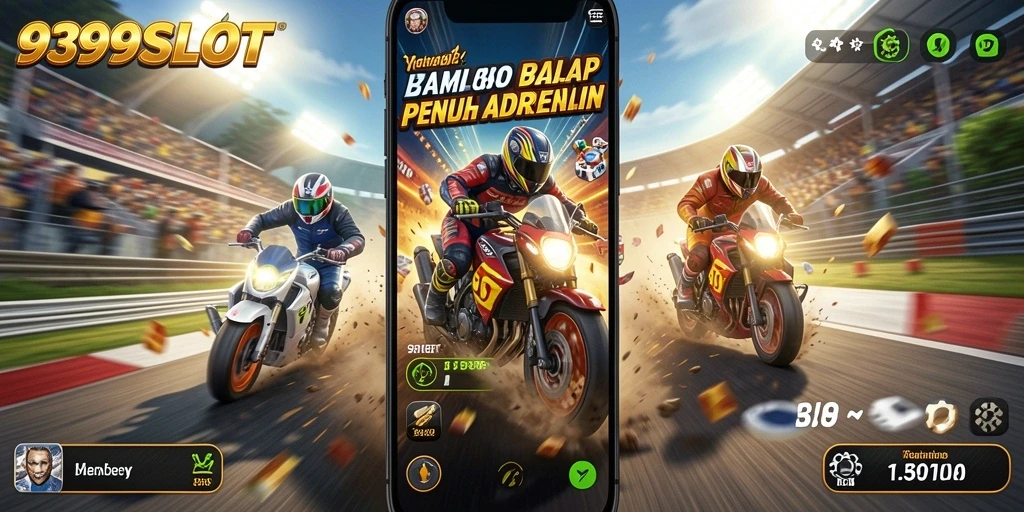 Tangkapan layar gameplay balap yang seru dalam 9399SLOT.