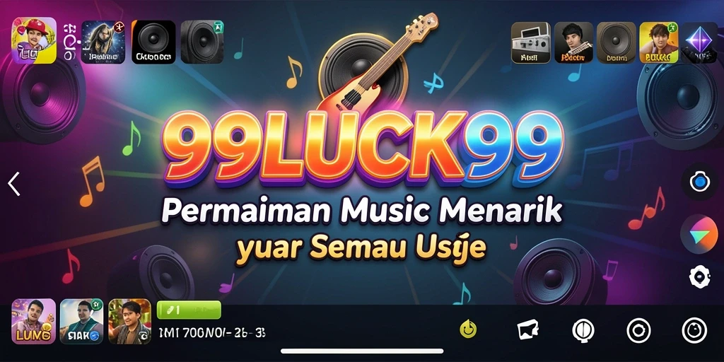 Screenshot gameplay 99LUCK99 menampilkan pengguna bernyanyi dengan penuh semangat.