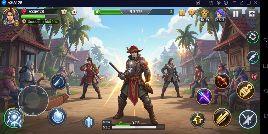 Tampilan gameplay ASIA128 yang mendebarkan dan penuh taktik.