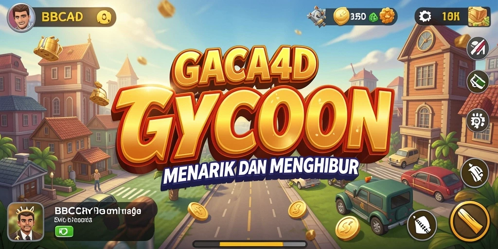 Screenshot gameplay BBCA4D menampilkan manajemen bisnis yang seru.