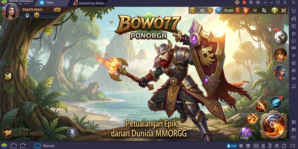 Tampilan gameplay BOWO77 yang menegangkan dan menarik.