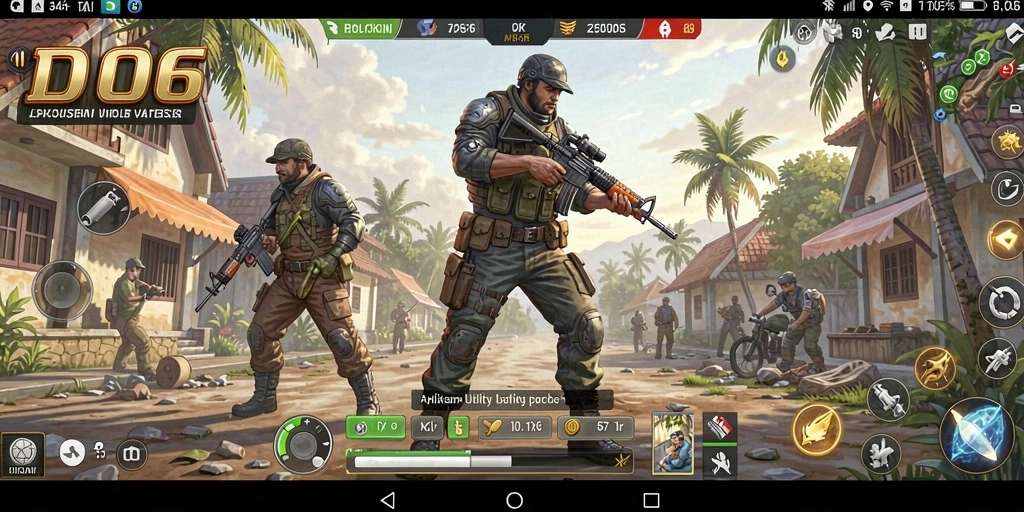 Screenshot aplikasi D06 menampilkan antarmuka utama yang intuitif dan fungsional.