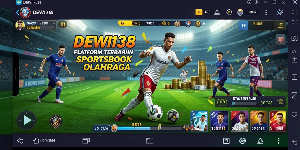 Tampilan menarik dari aplikasi <strong>DEWI138</strong> saat melakukan taruhan olahraga.
