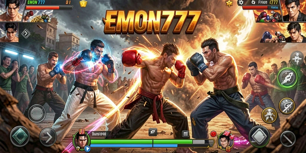 Gameplay dinamis dan seru di EMON777 yang menawarkan pertarungan menegangkan.
