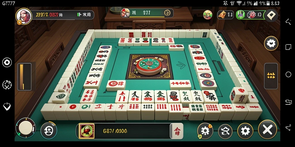 Tampilan gameplay GT777 yang penuh warna dan menantang.
