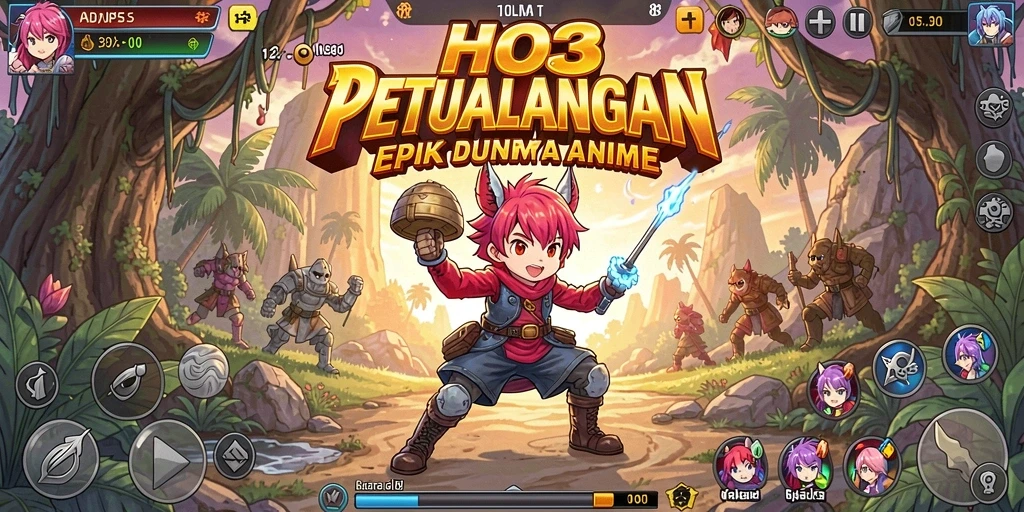 Tangkapan layar dari gameplay seru HO3 yang penuh warna.