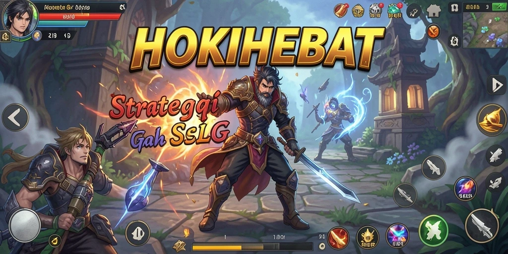 Tampilan gameplay HOKIHEBAT yang mendebarkan dan strategis.