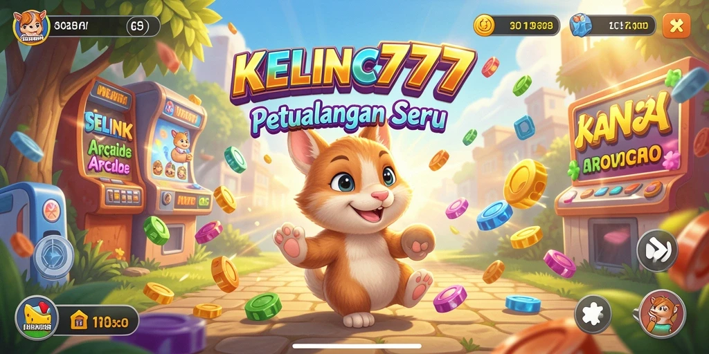 Tangkapan layar KELINCI777 menampilkan karakter kelinci dalam aksi melawan rintangan.