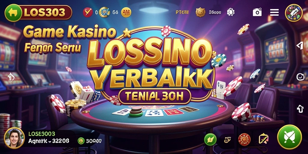 Tampilan gameplay menarik di aplikasi Kasino LOS303 yang mendebarkan.