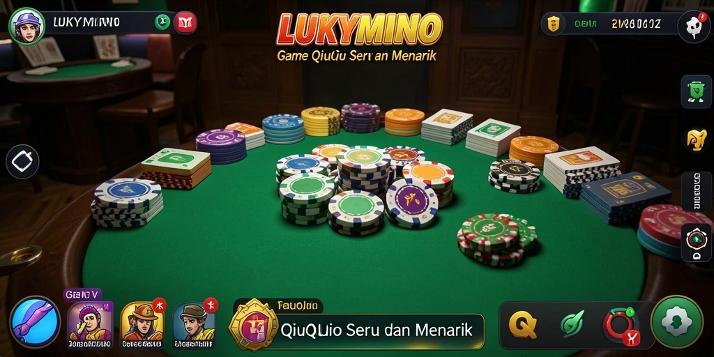 Screenshot gameplay LUKYMINO yang seru dan menantang.
