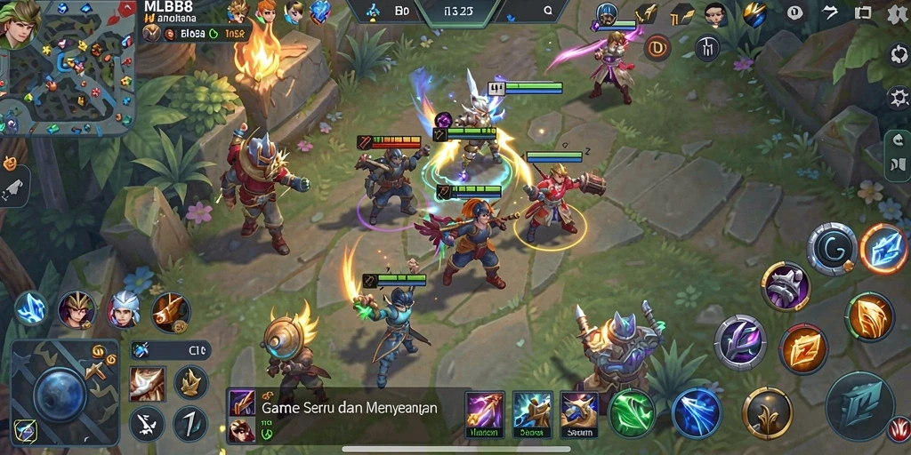 Tampilan menarik dalam gameplay Bingo MLBB8 yang mengasyikkan.