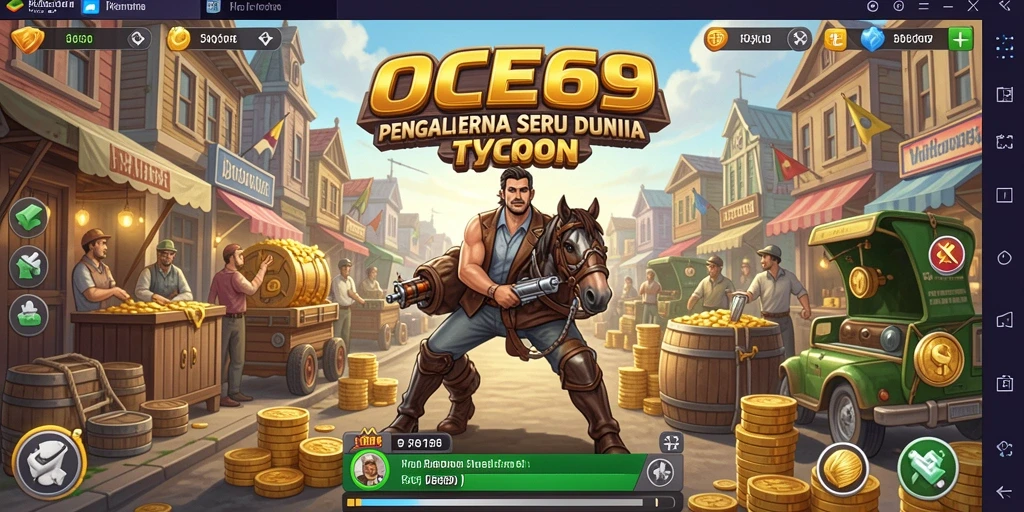 Gameplay Tycoon yang menarik dan penuh tantangan.