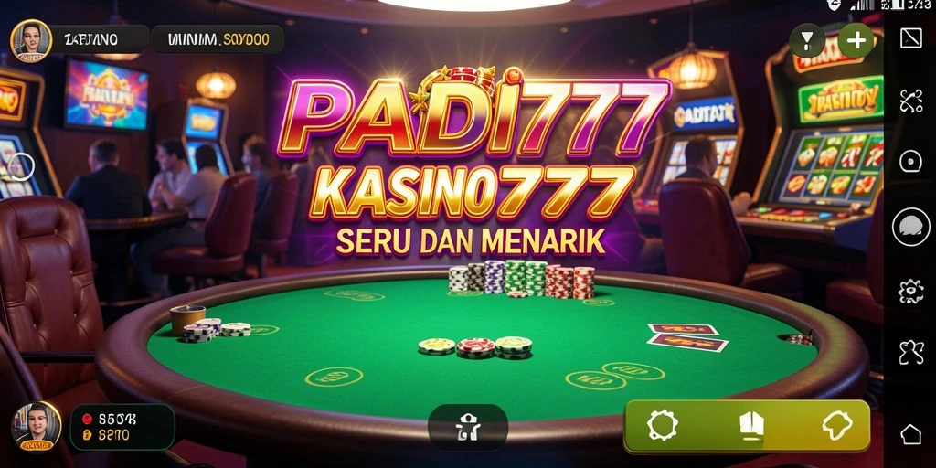 Tampilan gameplay kasino PADI777 yang menarik dan interaktif.