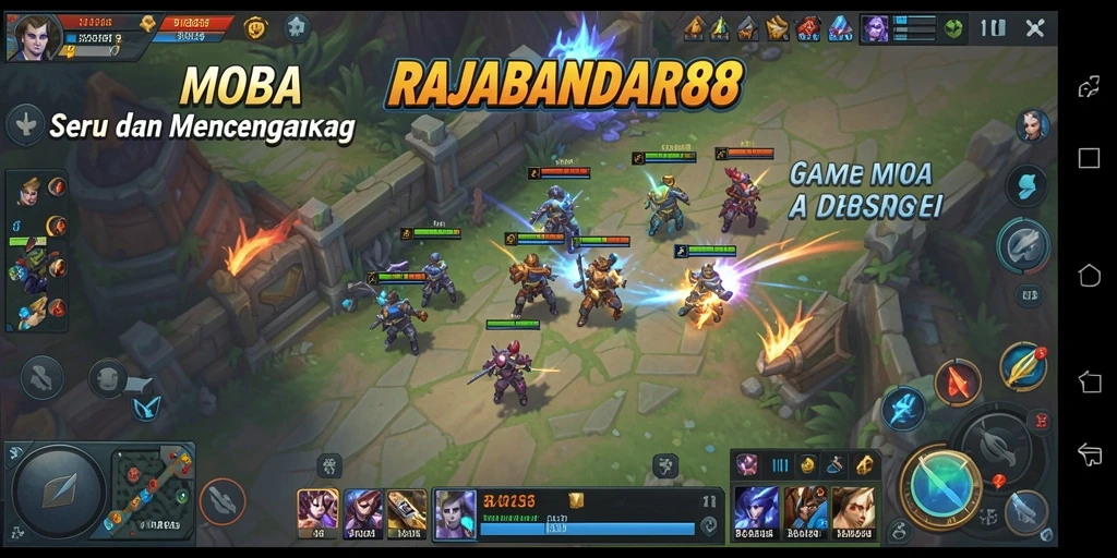 Tampilan gameplay seru dan dinamis dari RAJABANDAR88.