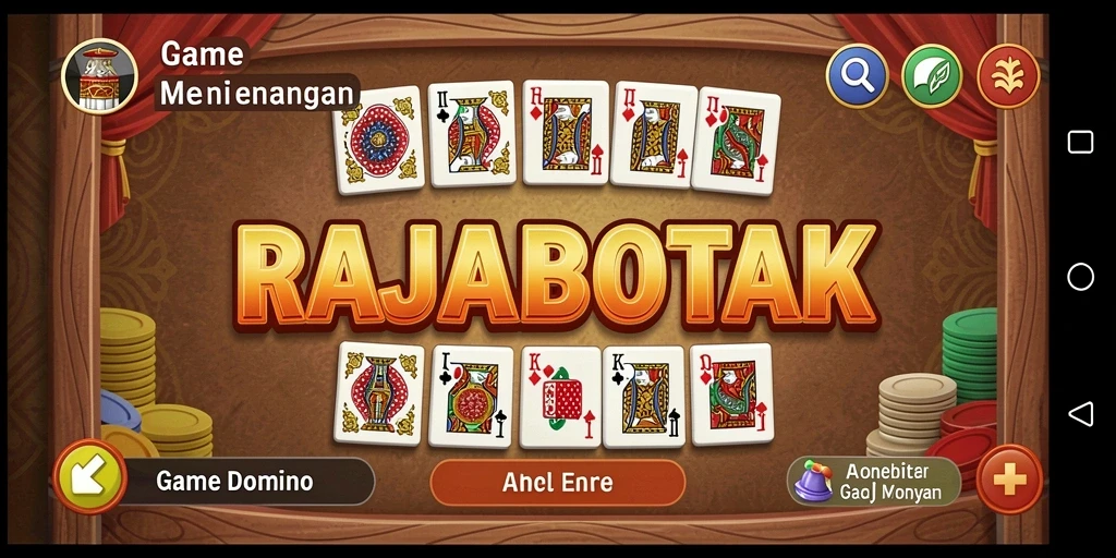Tampilan gameplay RAJABOTAK yang seru dan interaktif.