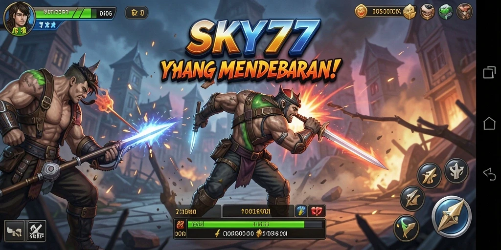 Tampilkan pertarungan seru dan grafik menakjubkan dari SKY77.