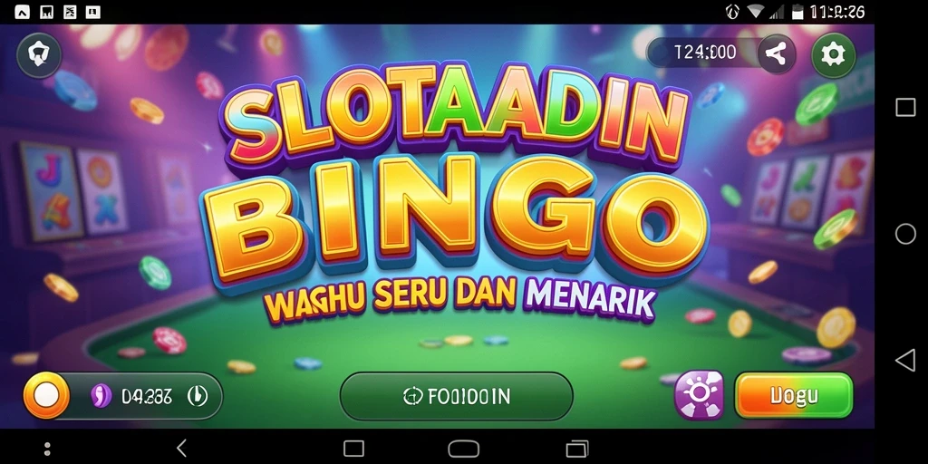 Gameplay SLOTALADIN yang seru menampilkan momen Bingo yang mendebarkan.