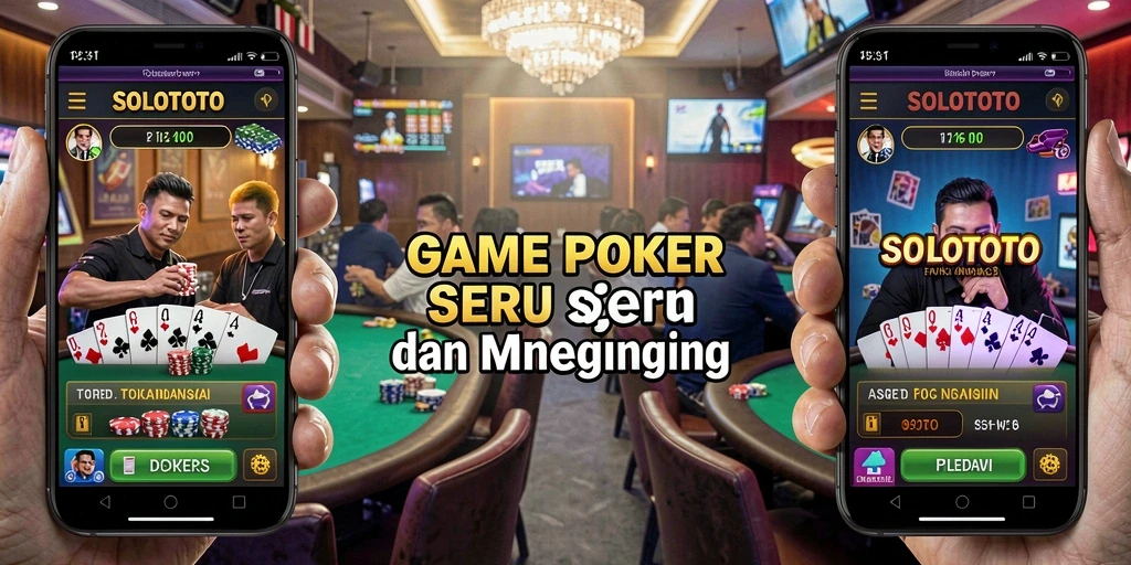 Tampilan gameplay seru dan menegangkan dari SOLOTOTO.