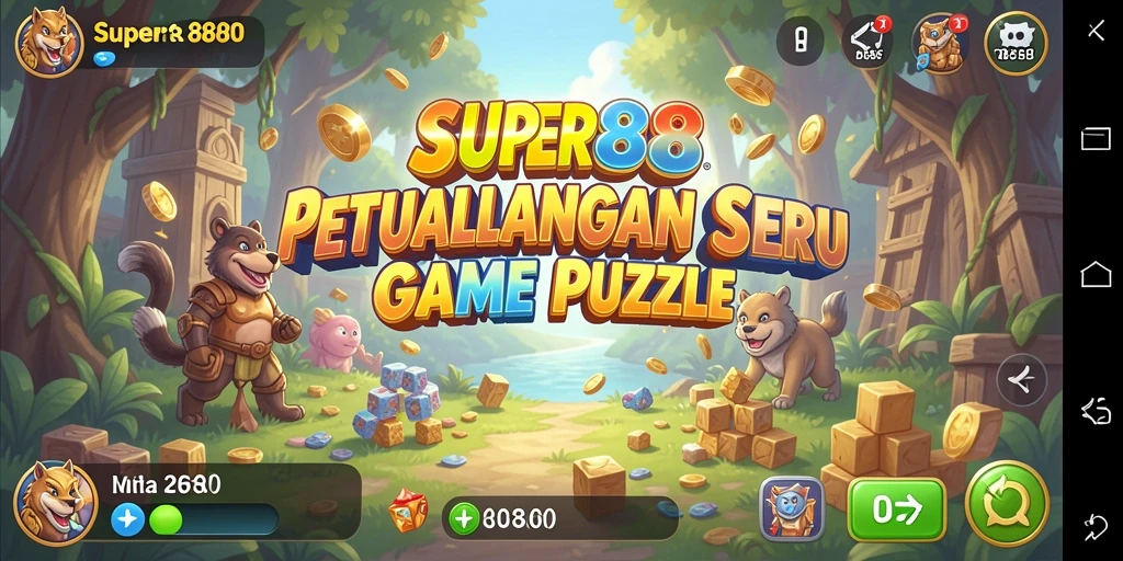 Gameplay seru dalam SUPER88 dengan tantangan menarik.