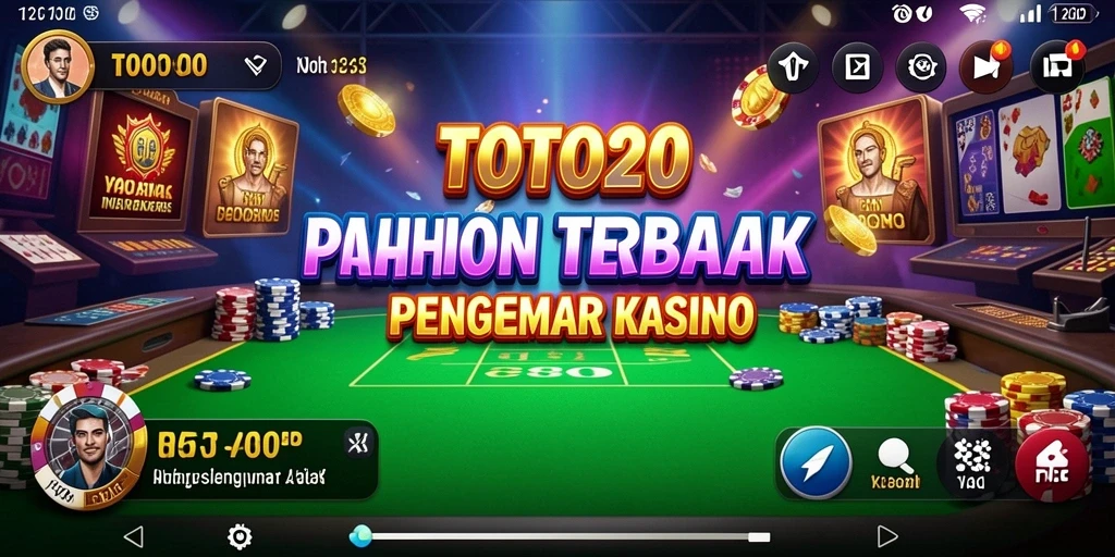 Gameplay mendebarkan dengan grafis kasino yang menawan.
