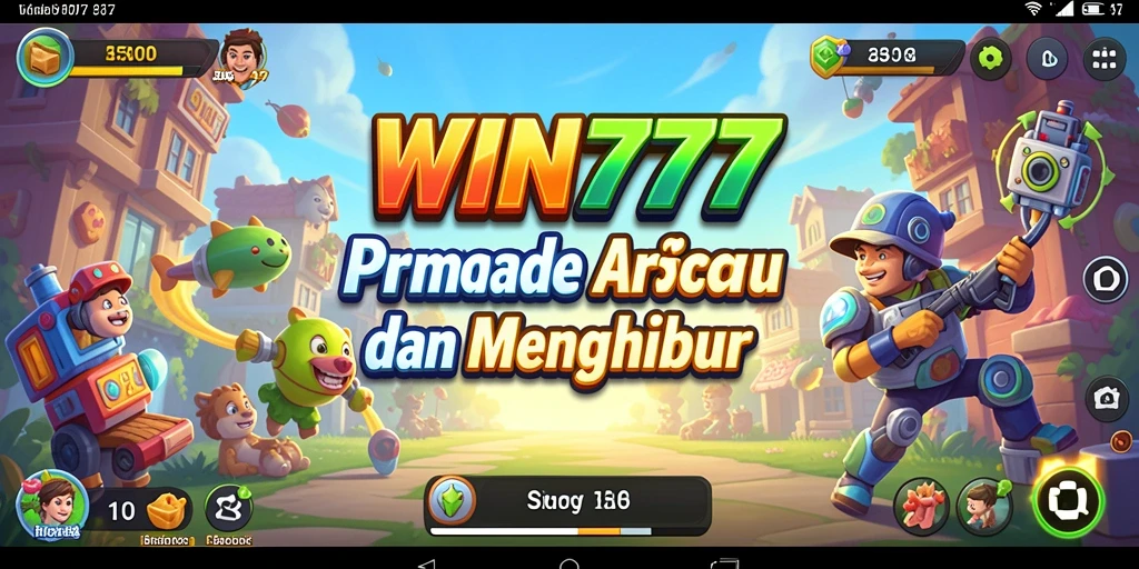 Tampilan gameplay seru dan mendebarkan dari WIN777 dalam genre Arcade.
