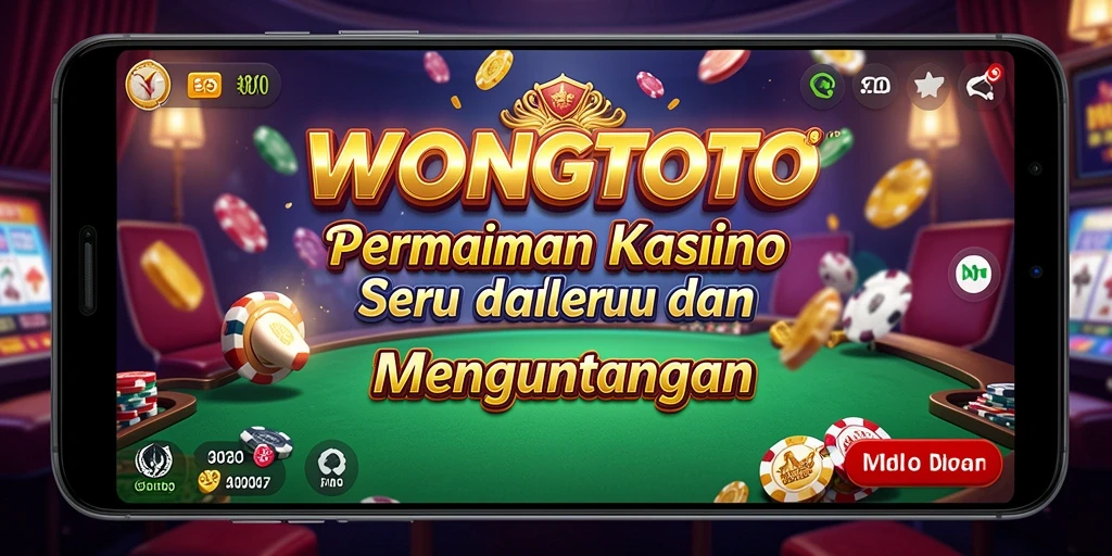 Screenshot WONGTOTO yang menampilkan pengalaman bermain Kasino.